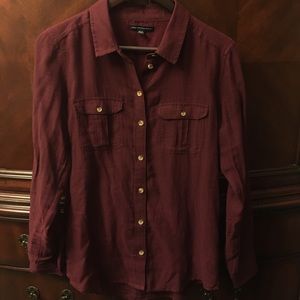 American Eagle Button-Down Shirt